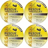 Bach Flower Essences Rescue Remedy Pastilles, Black Currant,1.7 Ounce, 4 Count
