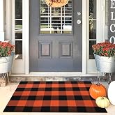 WAYYE Fall Decor Buffalo Plaid Outdoor Rug 27.5