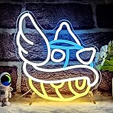 Blue Shell Neon Sign Gaming Neon Sign from Game Room Decor Dimmable Blue Shell Neon Game Decor Lights up Sign for Kids Man Cave Wall Gamer Gifts for Boys Kids