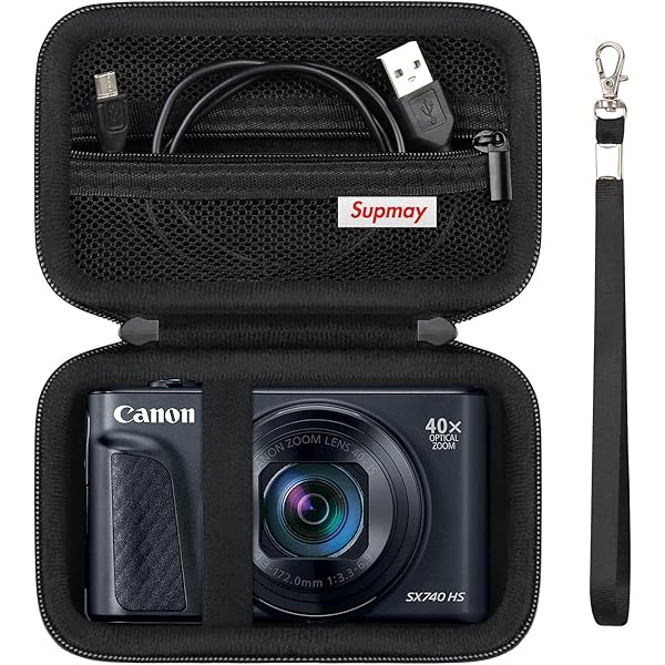 Amazon.com : Supmay Hard Carrying Case for Canon PowerShot V1