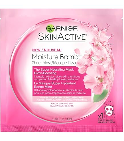 Amazon.com : Garnier SkinActive Moisture Bomb The Super Hydrating