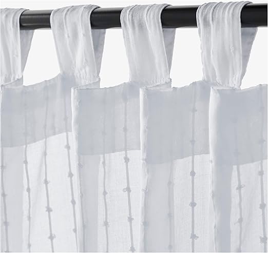 Amazon Com Ikea Matilda Sheer Curtains 1 Pair White 101 119 84