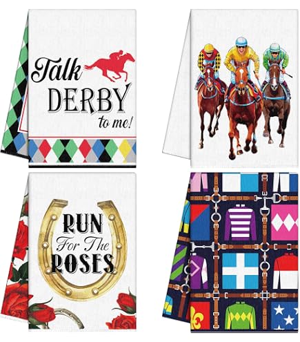 Horse Kitchen Towels Set Of 6 – Funny Farmhouse Western Tea Towels For Horse Lovers - View #6
