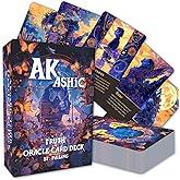 Akashic Oracle Cards, 75 Energy Healing Oracle Cards for Beginners, Advanced Readers, Reveal Soul Purpose, Clear Karmic Blocks, Spiritual Guidance Tarot Alternative