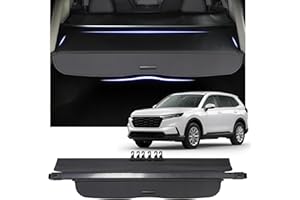 Fannyc Cargo Cover Fit for Honda CR-V CRV 2023 2024 2025 (NOT for Sport Touring Hybrid) Accessories,Retractable Rear Trunk Cover Luggage Security Shield Shade Cove