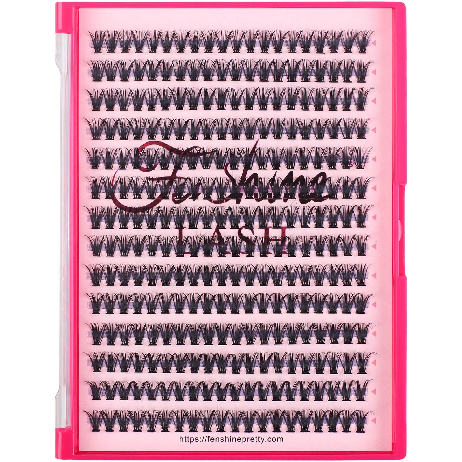 Individual Lashes Cluster Eyelashes Individual Lashes Diy Eyelash Extension Self Applicaton Lash Clusters Falscara False Eyelashes (9mm, 0.07D Curl 40D)