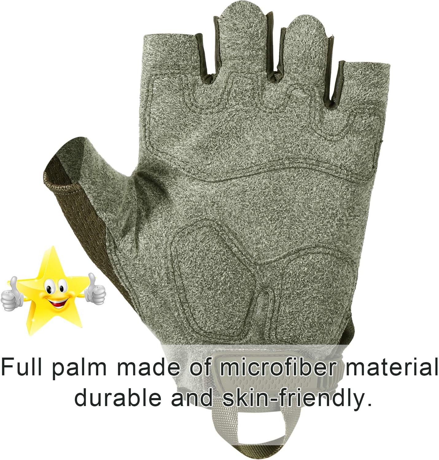 AXBXCX Touch Screen Fingerless Motorcycle Gloves: Sports & Outdoors