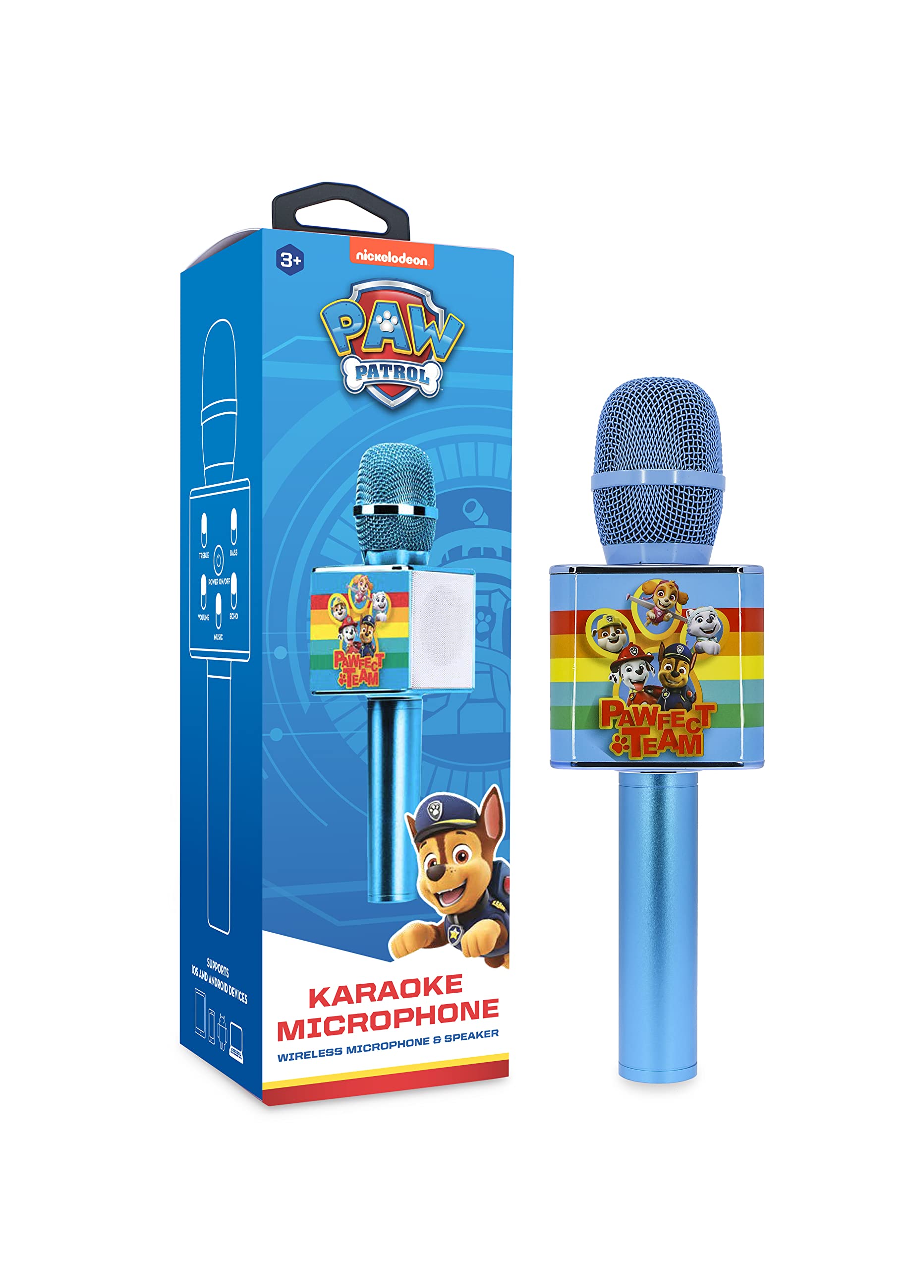 OTL Technologies Wireless Karaoke Microphone - Paw Patrol Blue