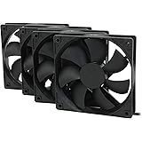Rosewill 120mm Long Life Sleeve Case Black Case Fan For Computer Cases, 4-Pack Cooling ROCF-13001