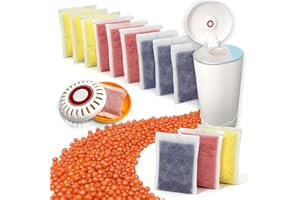 PurifyLogix 12 PCS Odor Remover Refills for Puck Baking Soda Cartridge, Diaper Pail Odor Eliminates for Munchkin Step and Pail Diaper Pails(4* Lavender + 4* Lemon+4* Grapefruit) (for 3.43" Cartridge)