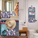 FINPAC Portable Toiletry Wash Bag Large Water Resistant Hanging Organizer view 7