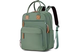 LORADI 18 Pockets Large Diaper Bag Backpack for 2 Kids, 4 Insulated Pockets and Stroller Clips, Baby Shower Gifts
