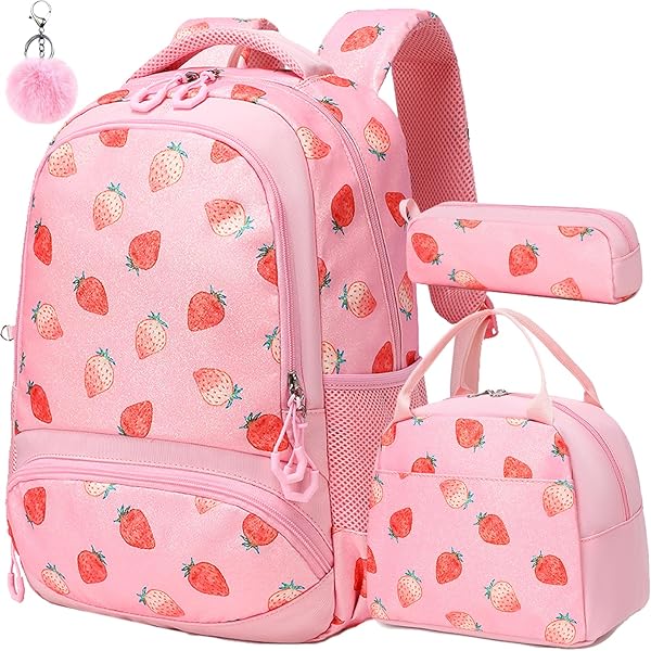 Xnshcedy School Bus Boys Backpack With Lunch Box - View #9