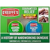 O'Keeffe's Giftbox Including Lip Repair with Cherry and Vitamin E Oil Stick, Working Hands Jar and Healthy Feet Jar, Gift Idea