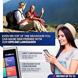 Vavus 1.1 Language Translator Device - Unlimited 4G