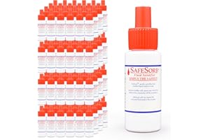 SAFESORB DiSorb Spill Absorbent Powder - Clean Up Bodily Fluids, Blood, Vomit, Urine, Diarrhea - Fluid Solidifier for Daycares, Buses, Schools, Hospitals, Restaurants - 500cc - 96 Bottles Per Case