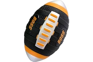 LMC Products BOSS Foam Football - Toddler Junior Football for Kids - Each Quality Kids Football is 9” – Soft, Small Football Youth