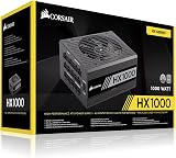 Corsair HX1000 1000W 80+ Platinum Fully Modular PSU CP-9020139-UK Black view 8