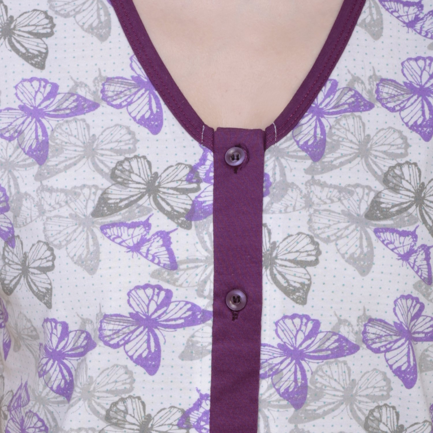 claura cotton butterfly print lower and top