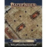 Pathfinder Flip-Mat: Feasthall, 24x30 Double-Sided | Map Dry Erase Battle Grid, for Dungeon Masters and Players
