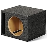 QPower Single Car Audio Subwoofer Box with