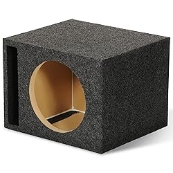 QPower Single Car Audio Subwoofer Box with