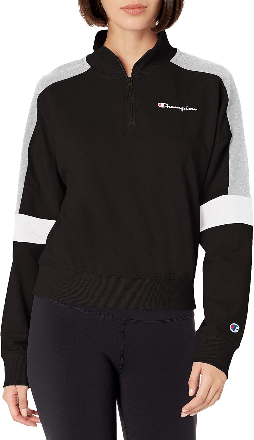 champion half zip women's