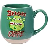 Silver Buffalo Shrek Beware Ogre 16oz Clay Base Ceramic Mug