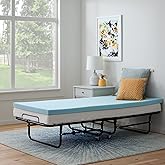 Linenspa Memory Foam Mattress Topper, Small Twin Size - 2 Inch Gel Infused Memory Foam - Plush Feel - Cooling and Pressure Relieving - CertiPUR Certified