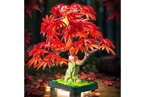 LocoLee Light kit Compatible with Lego 10348 Japanese Red Maple Bonsai Tree - No Model Only Lights, LED Lighting Accessories Compatible with Lego Red Maple Bonsai (Standard Version)