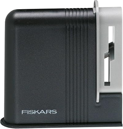 Fiskars Clip-Sharp Scissors Sharpener 4 cm Black Grey