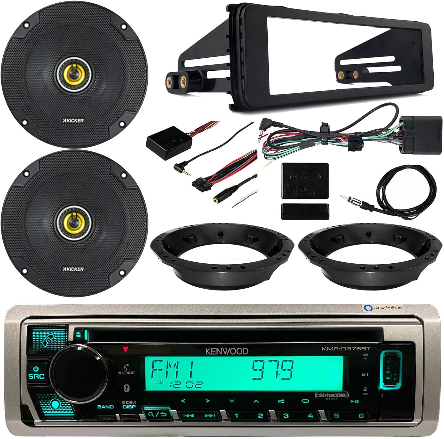 kicker marine radio bluetooth