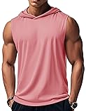 MAGCOMSEN Mens Sleeveless Shirts Hooded Tank Top