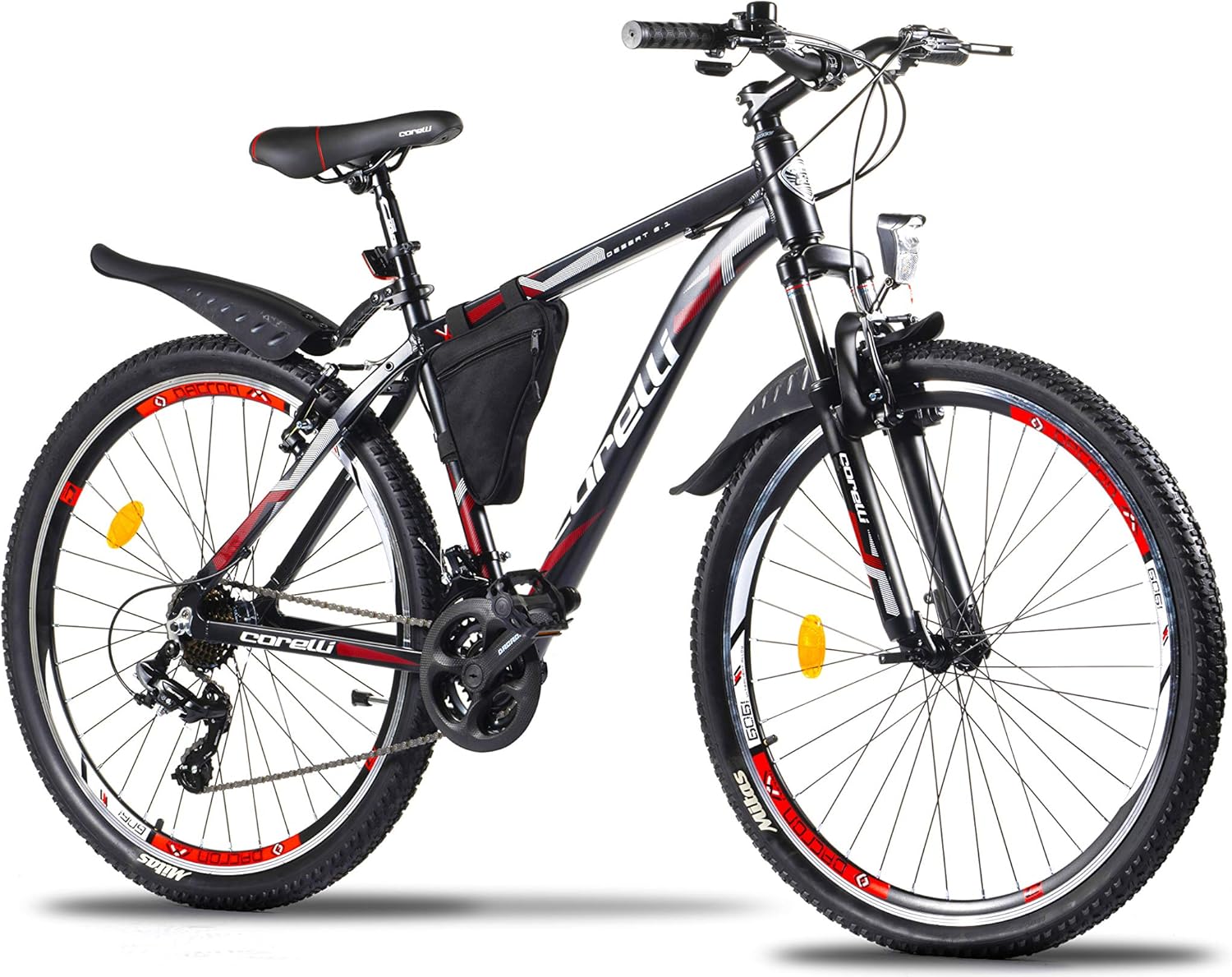 Corelli Desert Mountain Bike 27.5 Inch with Aluminium Frame, Shimano 21