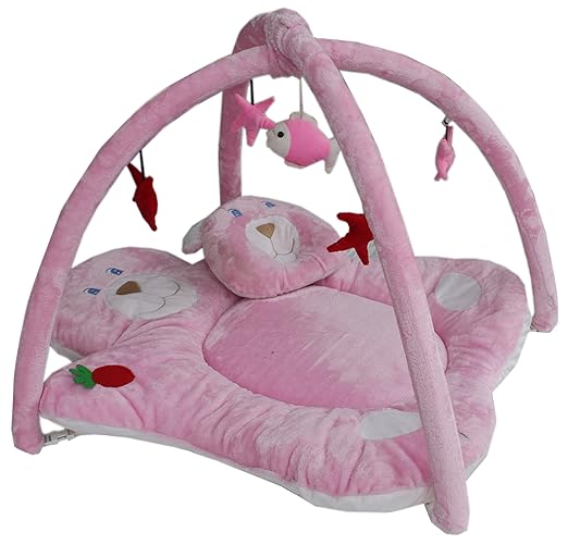Amardeep Baby Playgym Cum Bedding, Pink