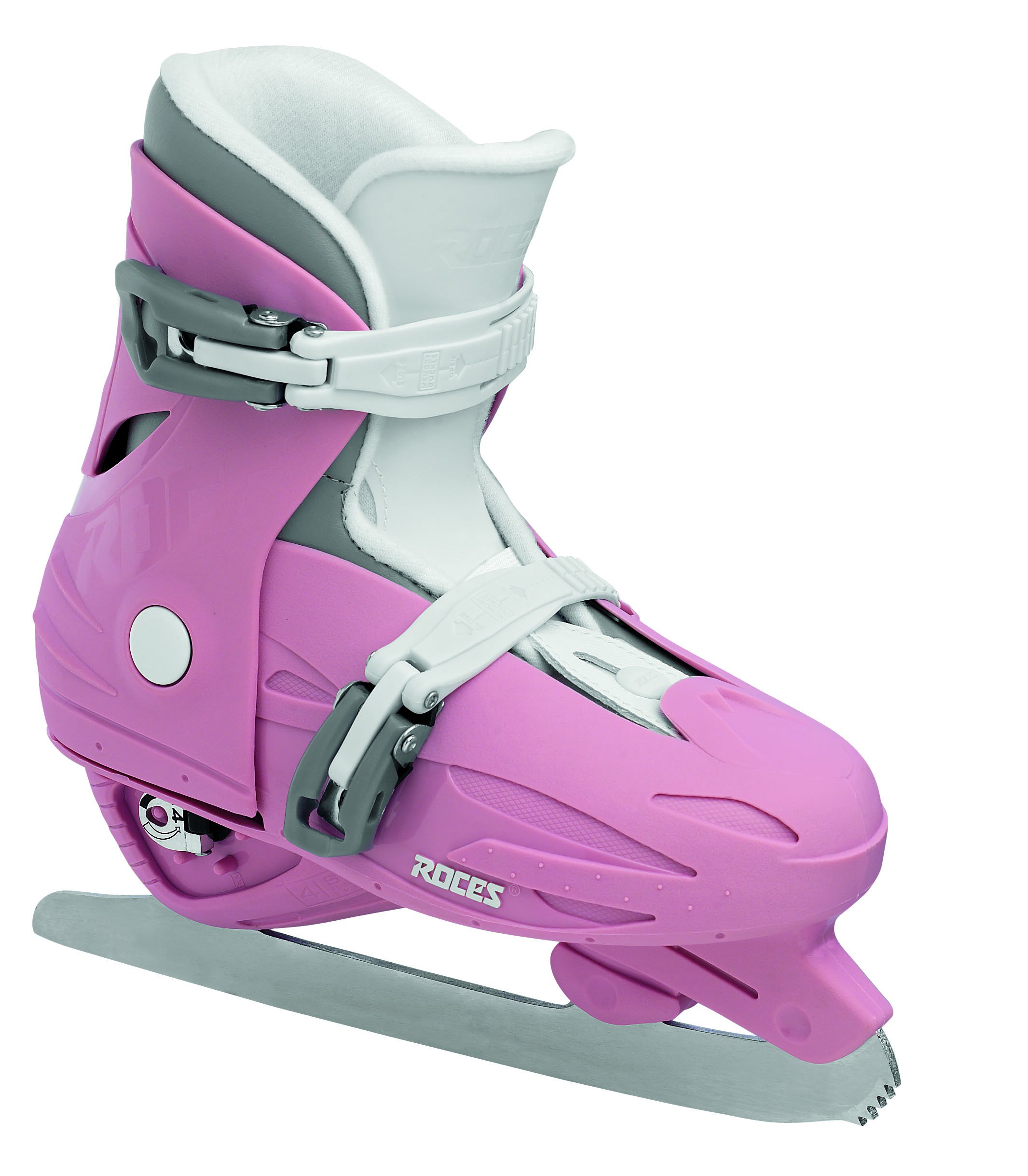 Roces MCK II F - Children's Ice Skates Pink Deep Pink/White Size:25-29