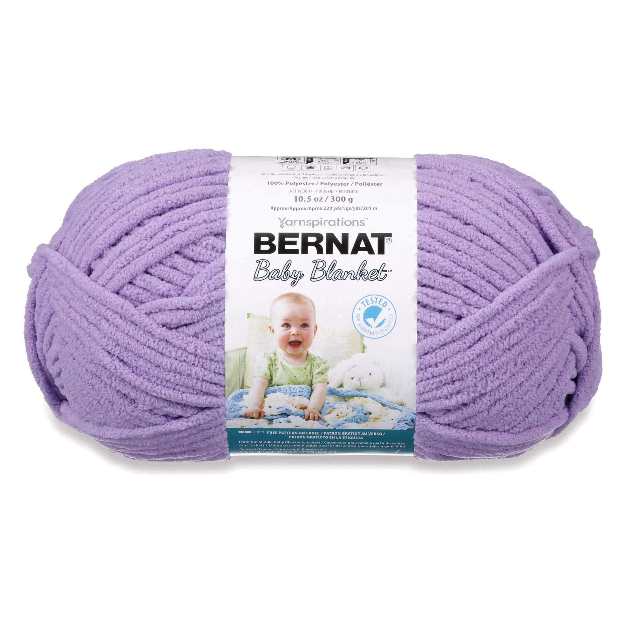 Bernat BABY Blanket -300G Baby Lilac โ image 1