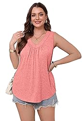 OFEEFAN Tank Top for Women Loose Fit Summer Clothes