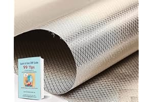 ALFREDX Faraday Fabric 44'' x 36'' Emf Protection Fabric, Military Grade RFID Shielding Fabric Signal Blocking Material 1 Yard, EMF Shielding, Cell Phone Signal Blocking, Bluetooth Block. 5G Shielding Fabric