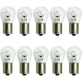 Diximus Pack of 10 Bulbs 1141 S8 Low Voltage Landscape Light Bulbs 12V 18W BA15s Bayonet 18W Lamp