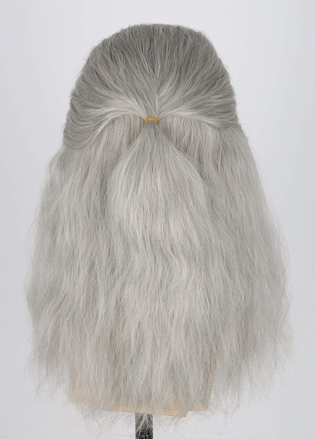 grey curly wig fancy dress Silver Grey Long Curly Party Wig main image 0