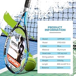 OPPUM 27-inch Adult Professional Tennis Racket with