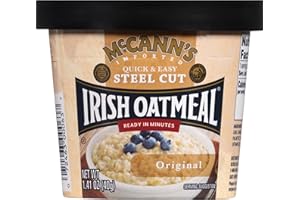 McCann's Irish Oatmeal Instant Oatmeal Cup, Original, 1.4 Ounce (Pack of 12)