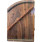 LANDTOM Guzheng Finger Trainer with Full Accessories/Guzheng Code/Backpack, Suitable for Professional/Adult/Beginner/Children 21 Strings (A, strings on bridges)