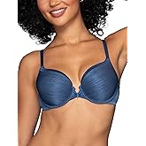 Vanity Fair Womens Illumination Front Closure Bra, 3-Way Convertible Straps, Lightly Lined Cups Up to Dd