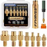 FFVRVSS Heat Set Insert Tool 7X Soldering Tips for M2 M2.5 M3 M4 M5 M6 M8 Threaded Inserts with 900M T18 Soldering Iron Adapter Premium Clear Storage Case Precision Press Tool for 3D Printer Parts