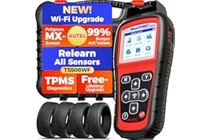 Autel MaxiTPMS TS508WF TPMS Tool, 2025 Enhanced Wi-Fi Ver. of TS508 TS501 PRO TS408S TS601, MX-Sensor TPMS Progamming Tool, TPMS Diagnosis/Reset TPMS Relearn Tool, Read/Clear TPMS DTCs
