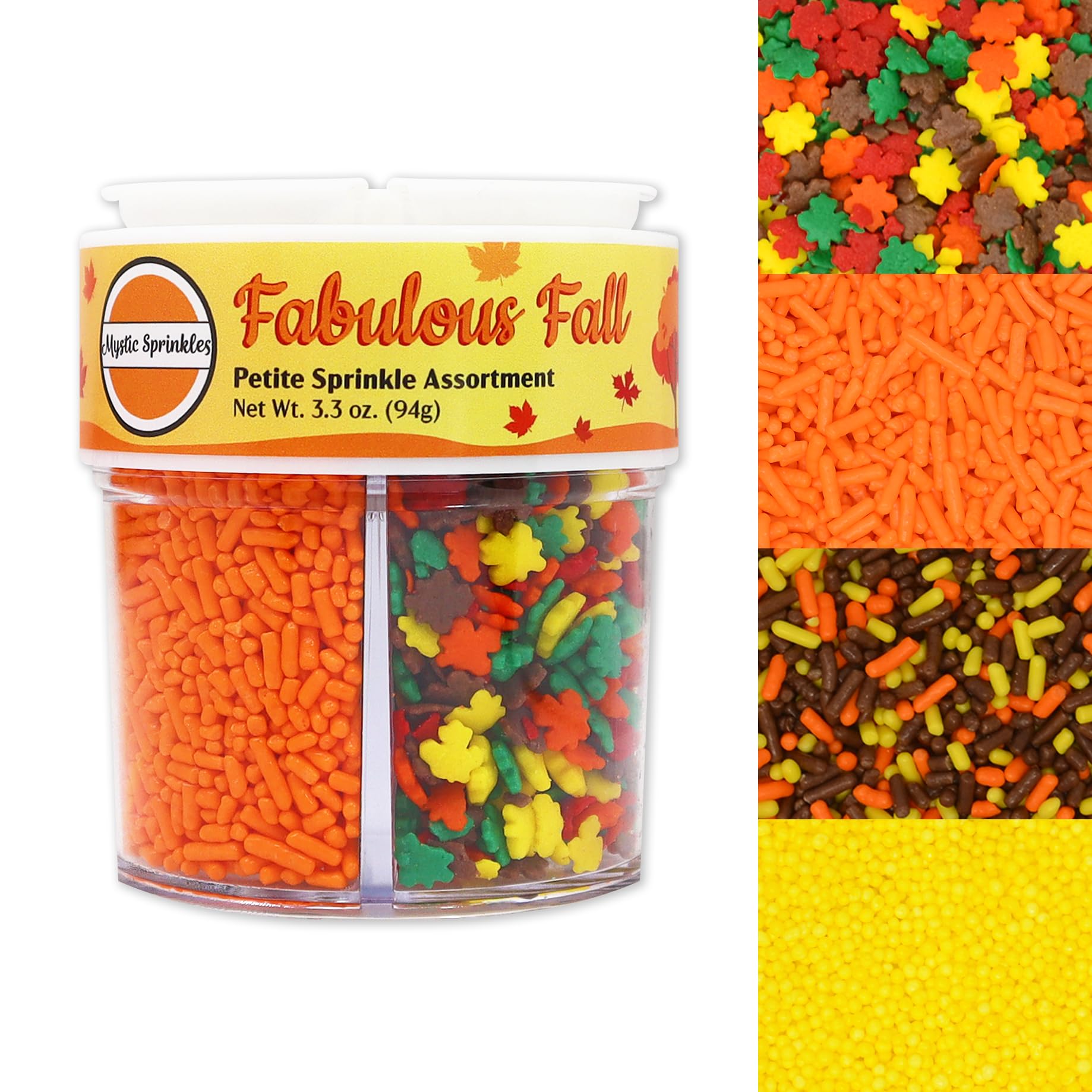 Mystic Sprinkles 4 Cell Sprinkle Assortments