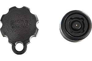 RAM Mounts (RAP-S-KNOB3U) Mixed Combination Pin-Lock Security Knob and Key Knob for 1" Diameter B Size Arm
