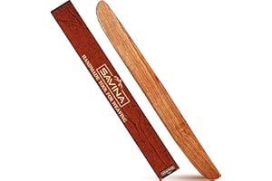 Savina Wooden Shed Stick for Weaving Loom - 12.6in Long, Pick Up Stick, Wood Bobbin, Sword, Knitting Handmade, DIY Craft Accessories (1Pcs)